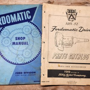 Fordomatic Shop and Parts Manuals (Ford 1951-1952)
